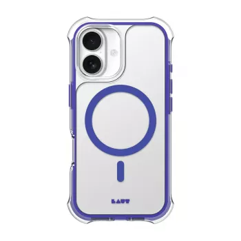 LAUT AERO PROTECT dėklas iPhone 17 16 cm mėlynas permatomas