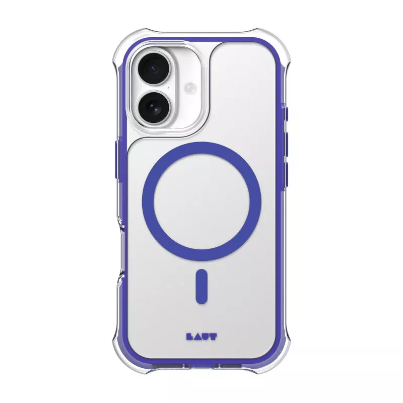 LAUT AERO PROTECT dėklas iPhone 17 16 cm mėlynas permatomas