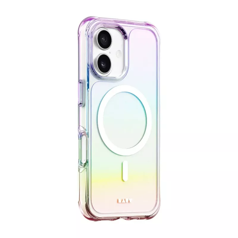 LAUT AERO HOLO dėklas iPhone 17 16 cm Skaidrus Perlamutras