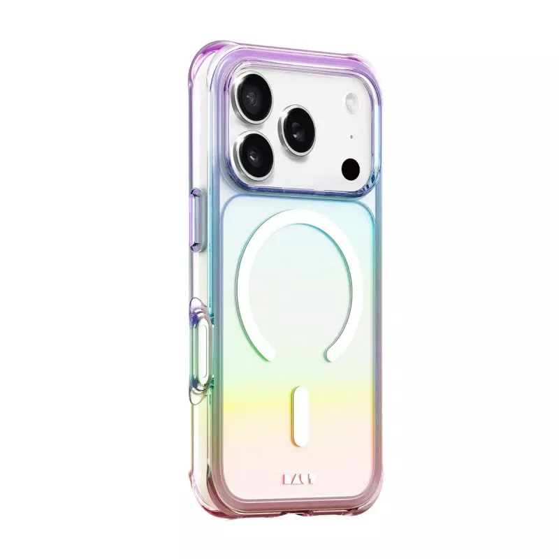 Dėklas LAUT AERO HOLO iPhone 17 Pro 16 cm Skaidrus Perlamutrinis
