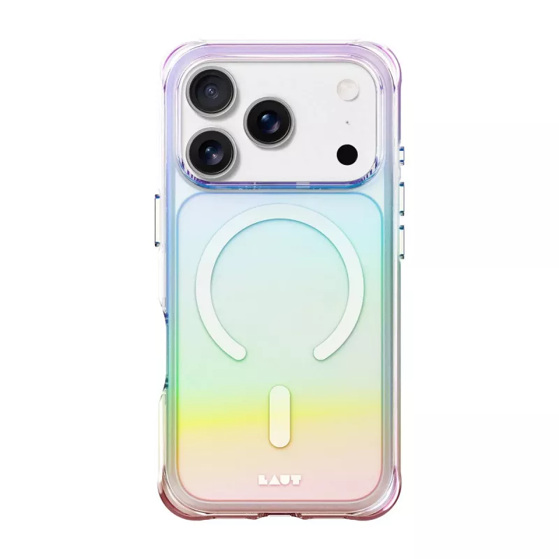 Dėklas LAUT AERO HOLO iPhone 17 Pro 16 cm Skaidrus Perlamutrinis