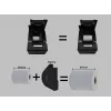 Terminis POS kvitų spausdintuvas EQUIP 58/80 mm su automatiniu pjaustytuvu, USB/Ethernet/Serial, kasos stalčiaus sąsaja, 203x203 DPI