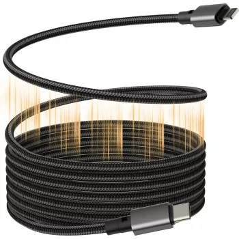 VISION Lightning į USB‑C kabelis TC 1MLTGMAG/BL — 1 m, 27 W, 5 A, juodas