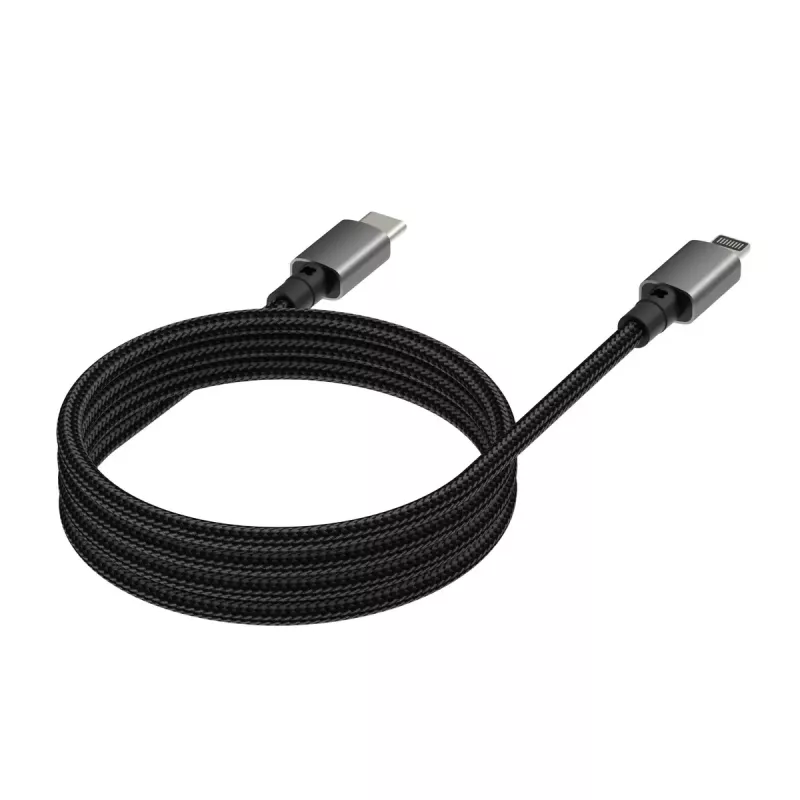 VISION Lightning į USB‑C kabelis TC 1MLTGMAG/BL — 1 m, 27 W, 5 A, juodas