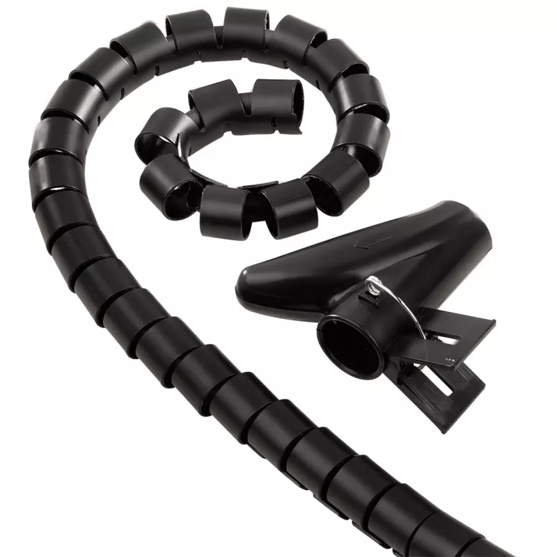 Hama Cable Bundle Tube Easy Cover, 1,5 m, 30 mm, juodas Kabelių rinkinys