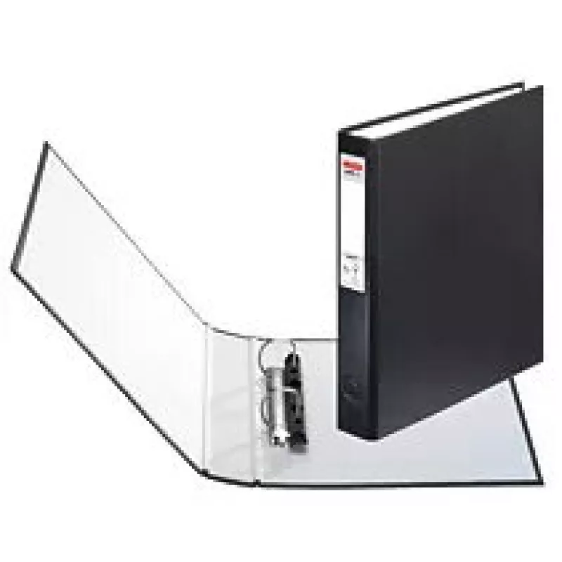 Žiedinis segtuvas Herlitz 05365135 A5 Juoda Polipropilenas