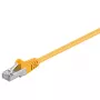 Tinklo kabelis RB-LAN Cat5e F/UTP (FTP) 1,5 m, RJ-45 į RJ-45, geltonas