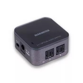 Marmitek Connect TS21 – optinis perjungiklis – 2 įėjimai / 1 išėjimas – Toslink