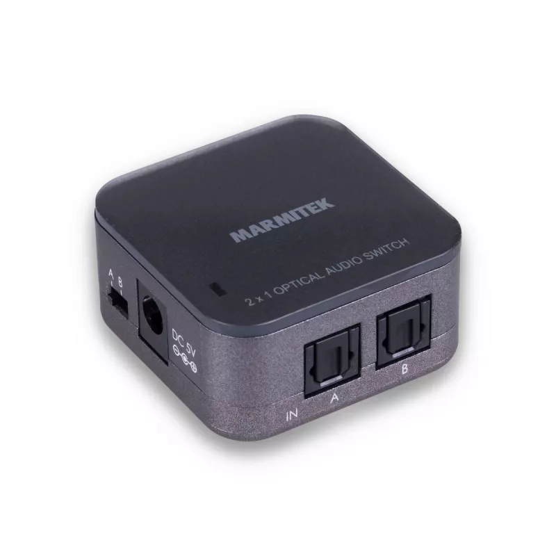 Marmitek Connect TS21 – optinis perjungiklis – 2 įėjimai / 1 išėjimas – Toslink
