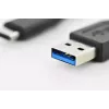 USB laidas Digitus DK-300136-010-S USB 2.0 1 m USB C USB A Juoda