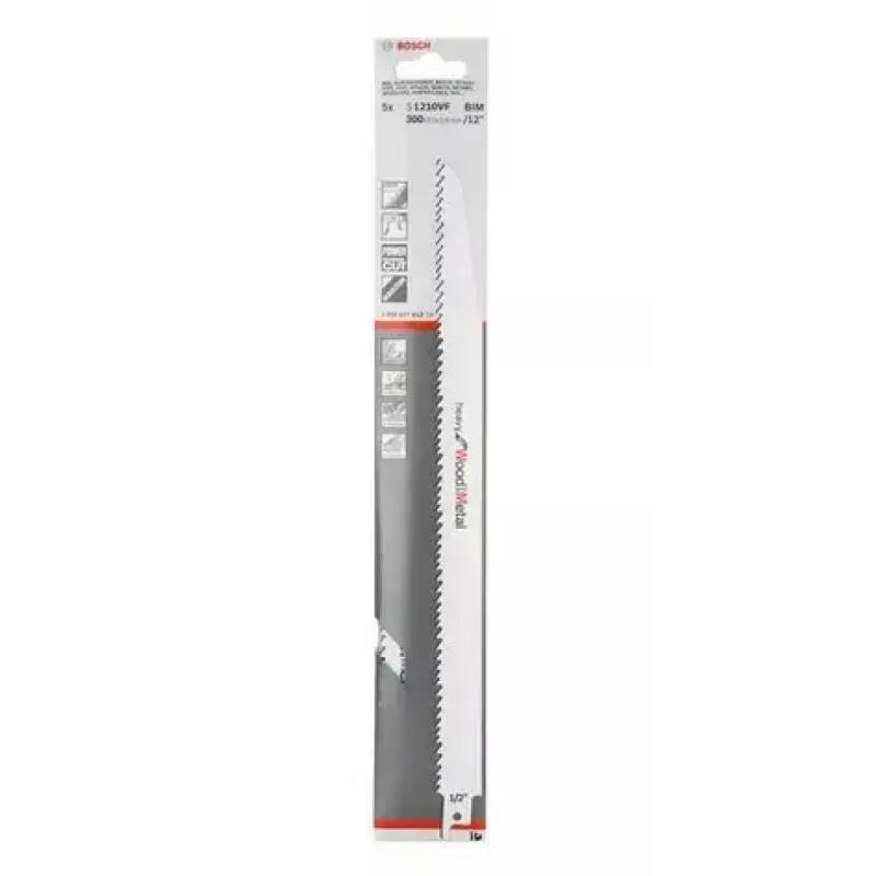 Bosch S 1210 VF Bimetalinis sabrinis pjūklo diskas, 30 cm, 5-8 TPI