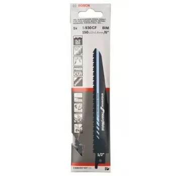 Sabre saw blade Bosch S 930 CF Bimetal 1 vnt. 8 10 TPI