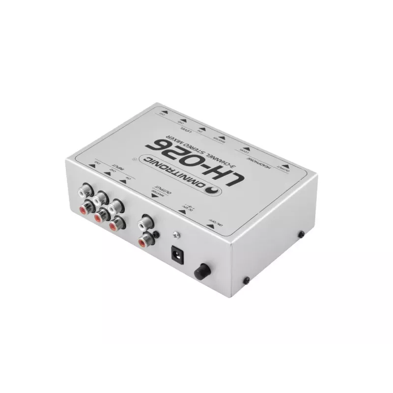 Garso maišytuvas Omnitronic 10355026 3 kanalų 20 - 20000 Hz Baltas