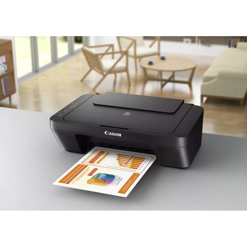 Daugiafunkcis rašalinis spausdintuvas Canon PIXMA MG2555S — A4, 4800 x 600 dpi, 600 x 1200 dpi skaitytuvas, USB, juodas