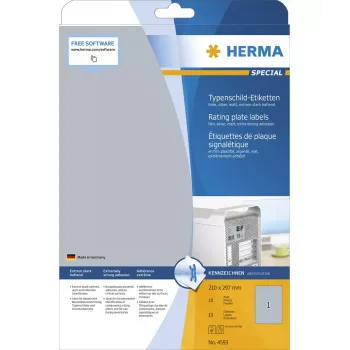 Lipnios etiketės Stačiakampis HERMA 4593