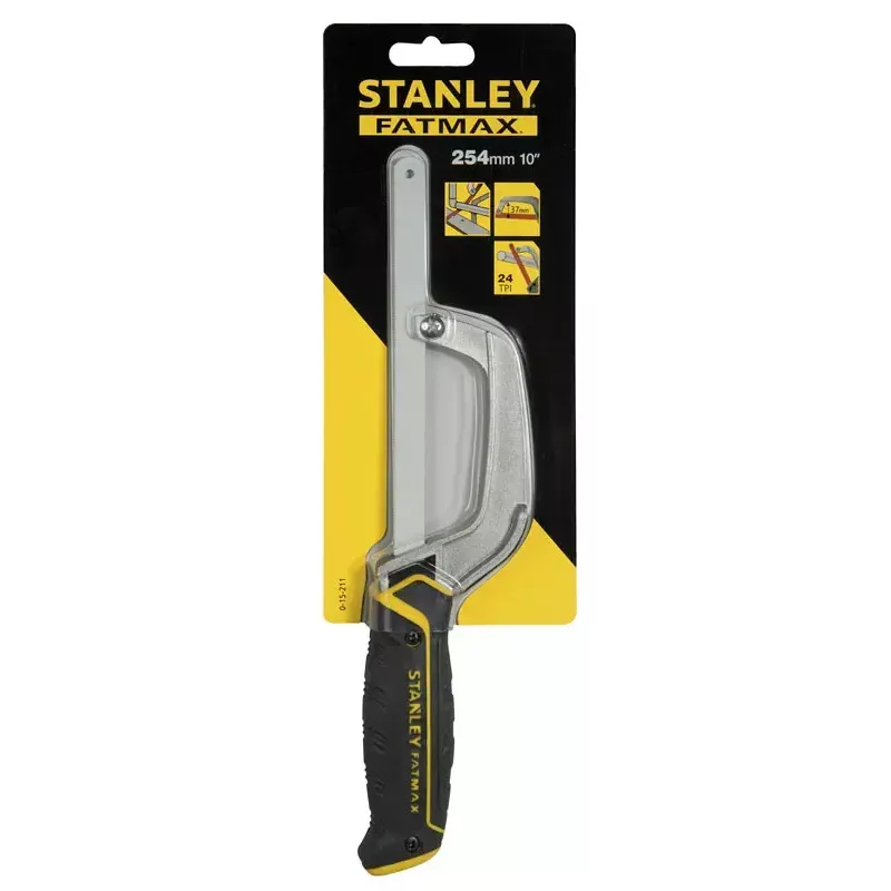 Pjūklelis Stanley 0-15-211 25 cm Juoda Geltona Plastikinė rankena