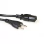 Maitinimo laidas ACT Powercord Swiss plug - C13 juodas 2,5 m