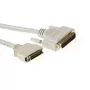 ACT IEEE1284 kabelis 25 kontaktų D-sub (patinas) – 36 kontaktų HP Centronics (patinas), 3,00 m