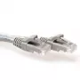 ACT pilkas 0,5 metro U/UTP CAT6A jungiamasis kabelis be užkabų su RJ45 jungtimis