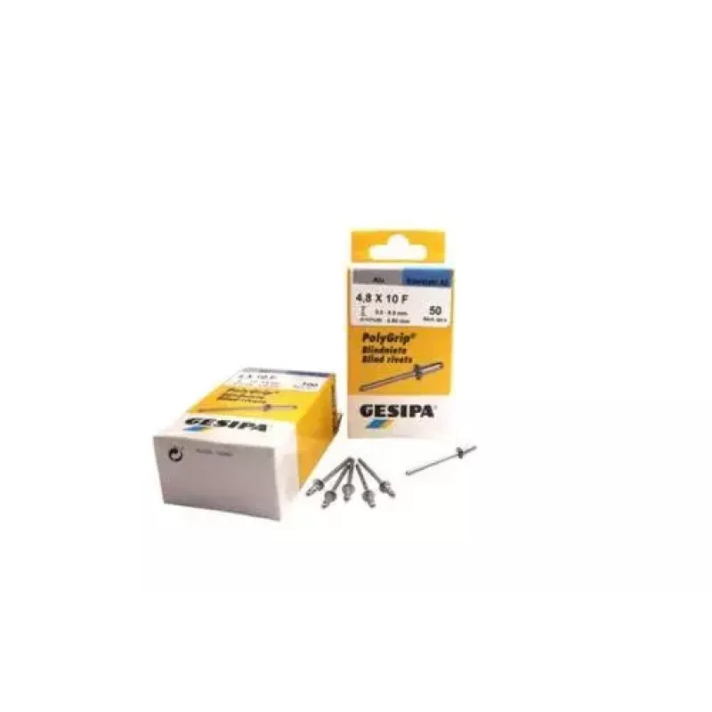 Akloji kniedė GESIPA 1432060 Nerūdijantis plienas Pilka 6,5 mm galvutė 3,2 mm kotelis 8 mm ilgis
