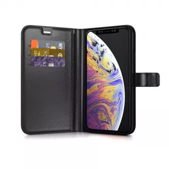 Dėklas-piniginė BeHello BEHWAL00179, skirtas iPhone Xs Max 6,5 col., juodas