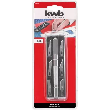 Pomėgių peiliukas KWB 014920 Skustuvo peiliukas 5 mm ašmenų plotis
