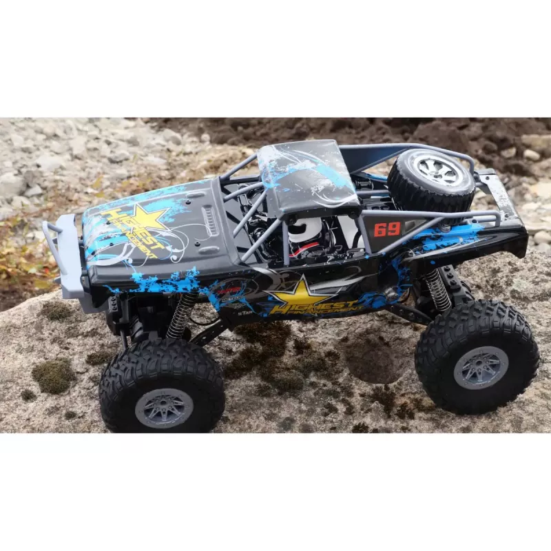 Vikšrinis sunkvežimis Amewi Double Bridge radijo bangomis valdomas modelis 1:10