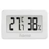 Skaitmeninė meteorologinė stotelė HAMA 00186363 — patalpų termometras ir higrometras, drėgmė 20–95%, balta, baterija CR2025