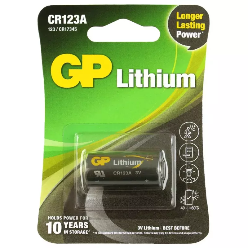 Vienkartinė baterija GP Batteries 070CR123AEC1