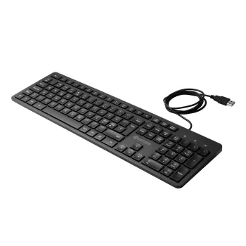 eSTUFF GLB211102 klaviatūra, biurui, USB, QWERTY, šiaurietiška, juoda