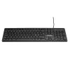 eSTUFF GLB211102 klaviatūra, biurui, USB, QWERTY, šiaurietiška, juoda