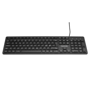 eSTUFF GLB211102 klaviatūra, biurui, USB, QWERTY, šiaurietiška, juoda