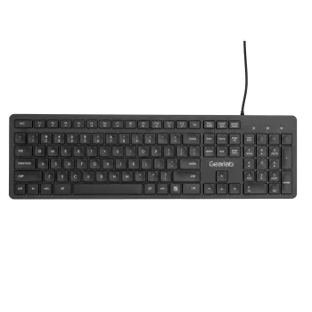 eSTUFF GLB211202 klaviatūra biurui USB QWERTY US International juoda