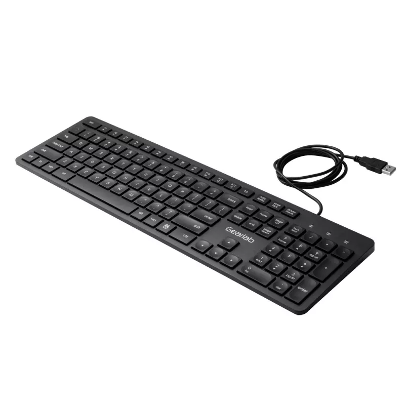 eSTUFF GLB211202 klaviatūra biurui USB QWERTY US International juoda