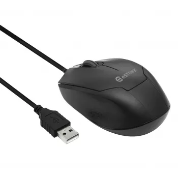 eSTUFF GLB213002 pelė Biuro Abiem rankoms tinkama USB Type-A Optinė 1200 DPI
