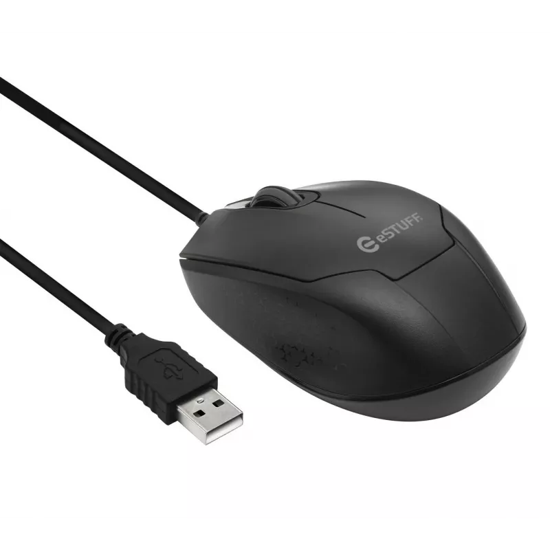 eSTUFF GLB213002 pelė Biuro Abiem rankoms tinkama USB Type-A Optinė 1200 DPI