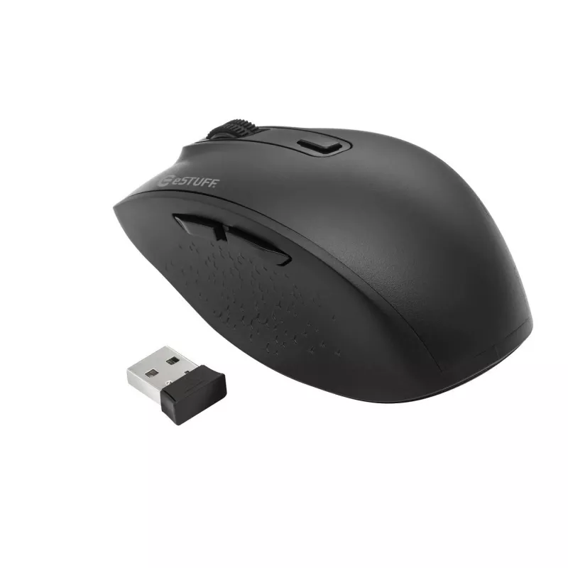 eSTUFF GLB214002 pelė Biuro Dešiniarankiams RF belaidė + Bluetooth IR LED 1800 DPI