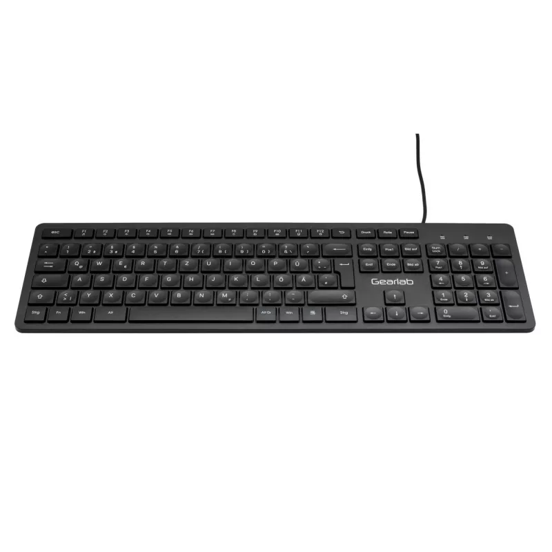 eSTUFF GLB211402 klaviatūra biurui USB QWERTZ vokiška juoda
