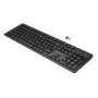 eSTUFF GLB212302 klaviatūra Biuro USB QWERTY UK English Juoda