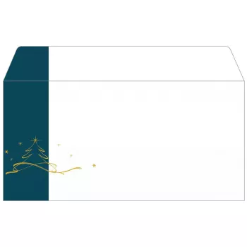 Vokas Sigel DU254 DL 110 x 220 mm petrol balta geltona 50 vnt.