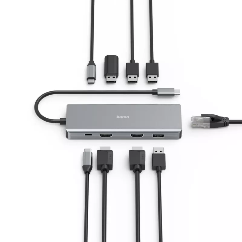 Hama CONNECT2Media USB Type-C 5000 Mbit/s antracitas