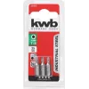 Atsuktuvų antgalių rinkinys KWB 121207 3 vnt. Torx T7 25 mm šešiakampis
