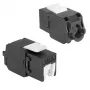 ACT Keystone Jack RJ45 CAT6 neekranuotas be įrankių su sklende, juoda