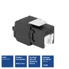 ACT Keystone Jack RJ45 CAT6 neekranuotas be įrankių su sklende, juoda