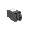 ACT Keystone Jack RJ45 CAT6 neekranuotas be įrankių su sklende, juoda