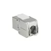ACT Keystone Jack RJ45 CAT6A ekranuotas be įrankių su dulkių dangteliu