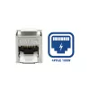 ACT Keystone Jack RJ45 CAT6A ekranuotas be įrankių su dulkių dangteliu