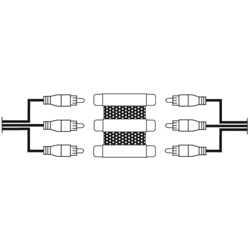 Hama 00205174 kabelių adapteris 3 x RCA