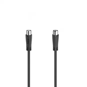 Hama 00205052 bendraašis kabelis 1,5 m bendraašis Juoda
