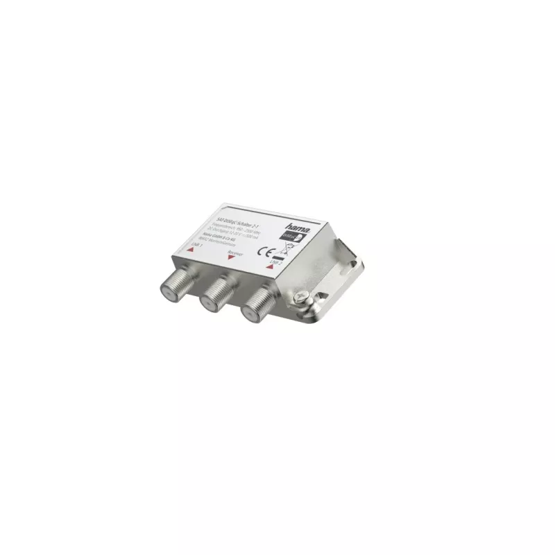 Palydovinis multiswitch Hama 00205289 2 įėjimai 1 išėjimas 20 dB